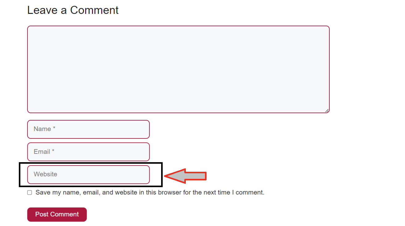 How to Remove Website URL Field From WordPress Comment Form